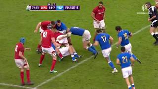 Rugby tutte le mete dellItalia nel 6 nazioni 2018 HD [upl. by Abijah]