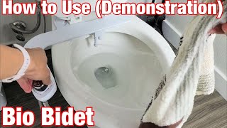 Bio Bidet How to Use with Demonstration [upl. by Alexio]