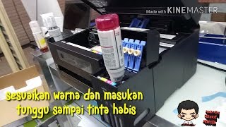 EPSON L4150 INK CHARGING [upl. by Hserus352]