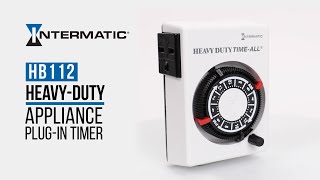 Install the Intermatic HB112 HeavyDuty PlugIn Timer [upl. by Ase583]