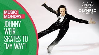 Johnny Weir Skates to quotMy Wayquot at the Torino 2006 Winter Olympics  Music Monday [upl. by Chang970]