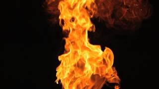 Slow Motion Fire Blaze From the Bottom Stock Video Footage [upl. by Llenoil]