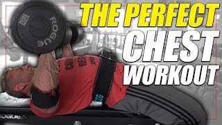 The Perfect 4 Exercise Chest Workout for MASS [upl. by Yenwat2]