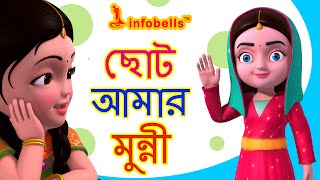 Baby Doll Song  Bengali Rhymes for Children  Infobells [upl. by Ruphina]