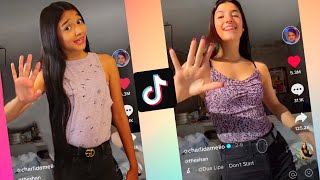 Recreating VIRAL TikToks Challenge Charli Damelio Vs Addison RaeJasmine and Bella [upl. by Yenterb]