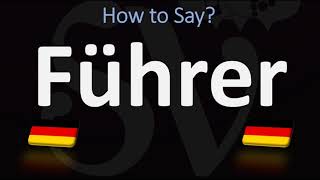 How to Pronounce Führer in German [upl. by Atalya566]