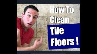 How To Clean Ceramic Tile Floors  Floor Transformation [upl. by Tresa]