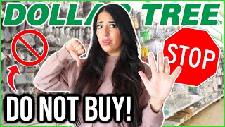 STOP BUYING THESE ITEMS AT DOLLAR TREE [upl. by Navanod262]