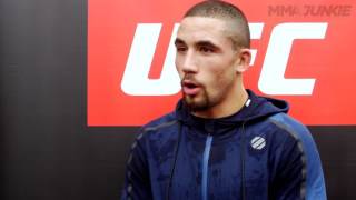 Robert Whittaker on Jacare Thank God its not a jiujitsu match [upl. by Anaidni]