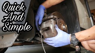 MINI Cooper  Front Brake Pads and Wear Sensor Replacement [upl. by Horatio]