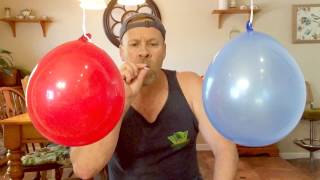 Bernoulli Principle with balloons Experiment [upl. by Macmahon]