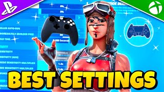 NEW BEST Controller SETTINGS  Sensitivity in Chapter 5 Fortnite Tutorial [upl. by Yramliw]