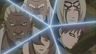 NarutoMadara vs Five Kages [upl. by Dnomar]