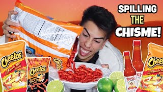 SPICY AF HOT CHEETO MUKBANG  Louies life [upl. by Ak431]