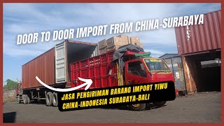 Door To Door Import From China To Indonesia Delivery To Bali [upl. by Marashio]