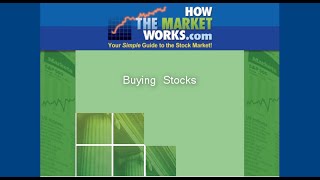 How To Buy Stocks On HowTheMarketWorkscom [upl. by Eidok]