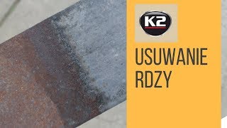 Usuwanie rdzy odrdzewianie  odrdzewiacz K2 Derusto Plus [upl. by Hanus]