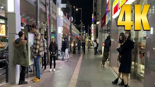 【4K】 Tokyo Red Light Area Roppongi hidden streets Night walking tour 東京散歩  Fall 2020 [upl. by Nabala]