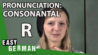 Visual Guide to German Pronunciation  Consonantal R [upl. by Yancey670]