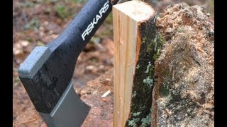 Fiskars Axe X15  Review [upl. by Nnylav]