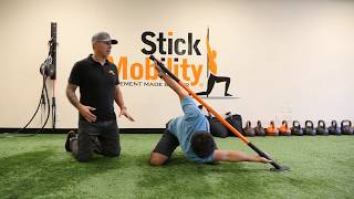 Stick Mobility  Back Exercise  1 Short Slider [upl. by Ecydnak]