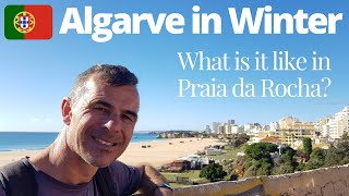 What is Algarve like in Winter  Praia da Rocha [upl. by Zinah286]