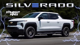 RIP GAS TRUCKS 2024 Chevrolet Silverado EV Review [upl. by Arraeic]