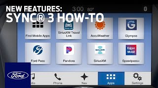 SYNC®3 New Features  SYNC 3 HowTo  Ford [upl. by Burnham]