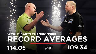 RECORDBREAKING AVERAGES Van Barneveld v Van Gerwen  2017 World Darts Championship [upl. by Losiram645]