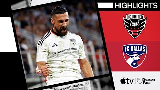 DC United vs FC Dallas  Full Match Highlights  August 24 2024 [upl. by Suinuj852]