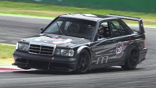 Mercedes 190E 2516 Evolution II w DTM Mods  Accelerations amp Fly Bys on Track [upl. by Severn485]