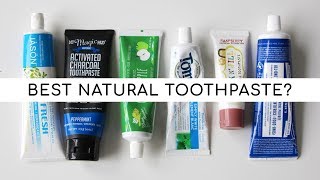 6 Natural Toothpaste Brands Reviewed  FluorideFree Vegan Kid Friendly [upl. by Letta]