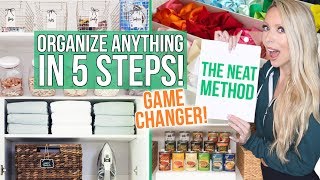 How to Organize ANYTHING in 5 Steps The NEAT Method [upl. by Delmore]