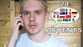 The English Language In 24 Accents [upl. by Nylyoj]