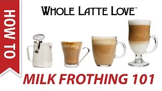 Milk Frothing for Beginners [upl. by Wernda]