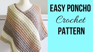 Crochet Poncho Pattern for Women [upl. by Derwin]