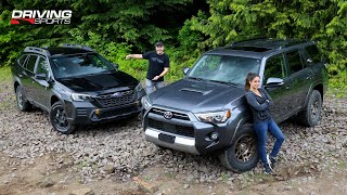 2022 Subaru Outback Wilderness vs Toyota 4Runner TRD OffRoad Trail Test [upl. by Revolc]