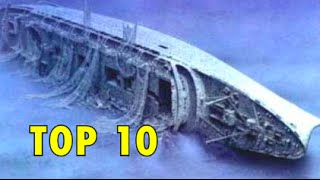 Top 10 Most Famous Shipwrecks [upl. by Leyameg536]