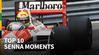 10 unforgettable Ayrton Senna moments [upl. by Angie]