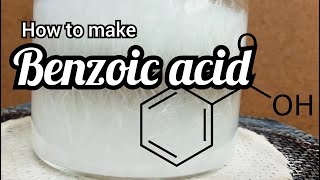 How to make benzoic acid [upl. by Girardi]