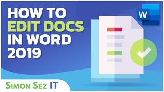 How to Edit Documents in Microsoft Word 2019  MS Word Tutorial [upl. by Eselahs]