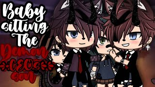 Babysitting the Demons Son  Original Gacha Life Mini Movie [upl. by Leiand]