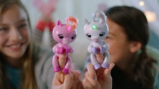 Fingerlings LightUp Unicorns Get Your Glow On [upl. by Elatsyrc]