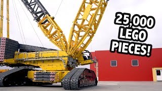 Huge LEGO Technic Crane – 45m145 Feet Tall [upl. by Ecille828]