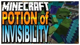 Minecraft  How to Make a Potion of Invisibility [upl. by Eseuqram]