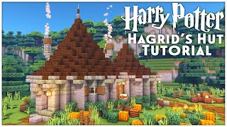 Harry Potter How to Build Hagrids Hut  Minecraft Tutorial [upl. by Edyaw42]