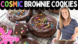 Crumbl Cosmic Brownie Cookie Copycat Recipe [upl. by Eatnuahc]