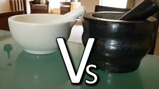 Granite Vs Porcelain Mortar and Pestle  Cole amp Mason Review [upl. by Maite678]