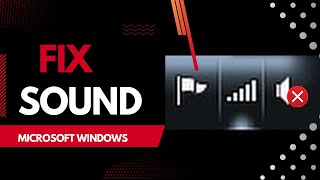 How to Fix Sound Red X Showing On Speaker Icon [upl. by Hortensa47]