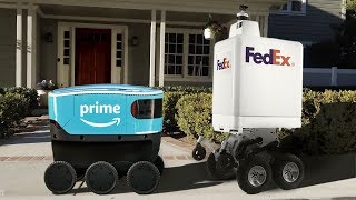 Top 6 Delivery Robots  Self Driving Autonomous Delivery Robots [upl. by Peppy]